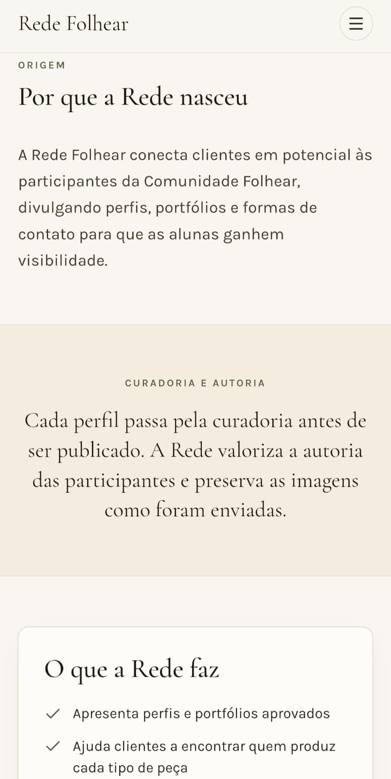 Sobre a Rede